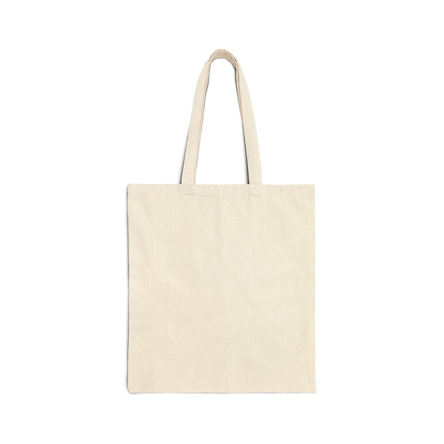 Cat Trio Canvas Tote Bag — Cute Back-View Kitty Illustration Cotton Shopper