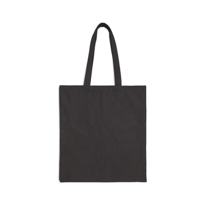 Cat Trio Canvas Tote Bag — Cute Back-View Kitty Illustration Cotton Shopper