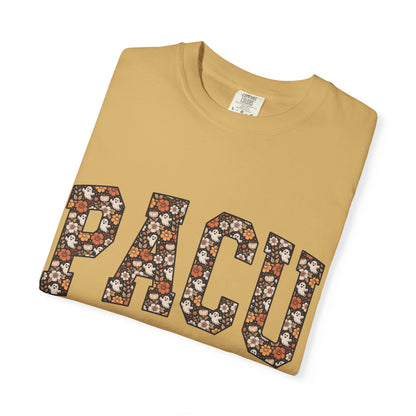 PACU Floral Athletic T-Shirt — Post-Anesthesia Care Unit Tee for Nurses & Clinicians