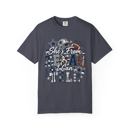 Cowboys/She's From Texas I Can Tell T-Shirt