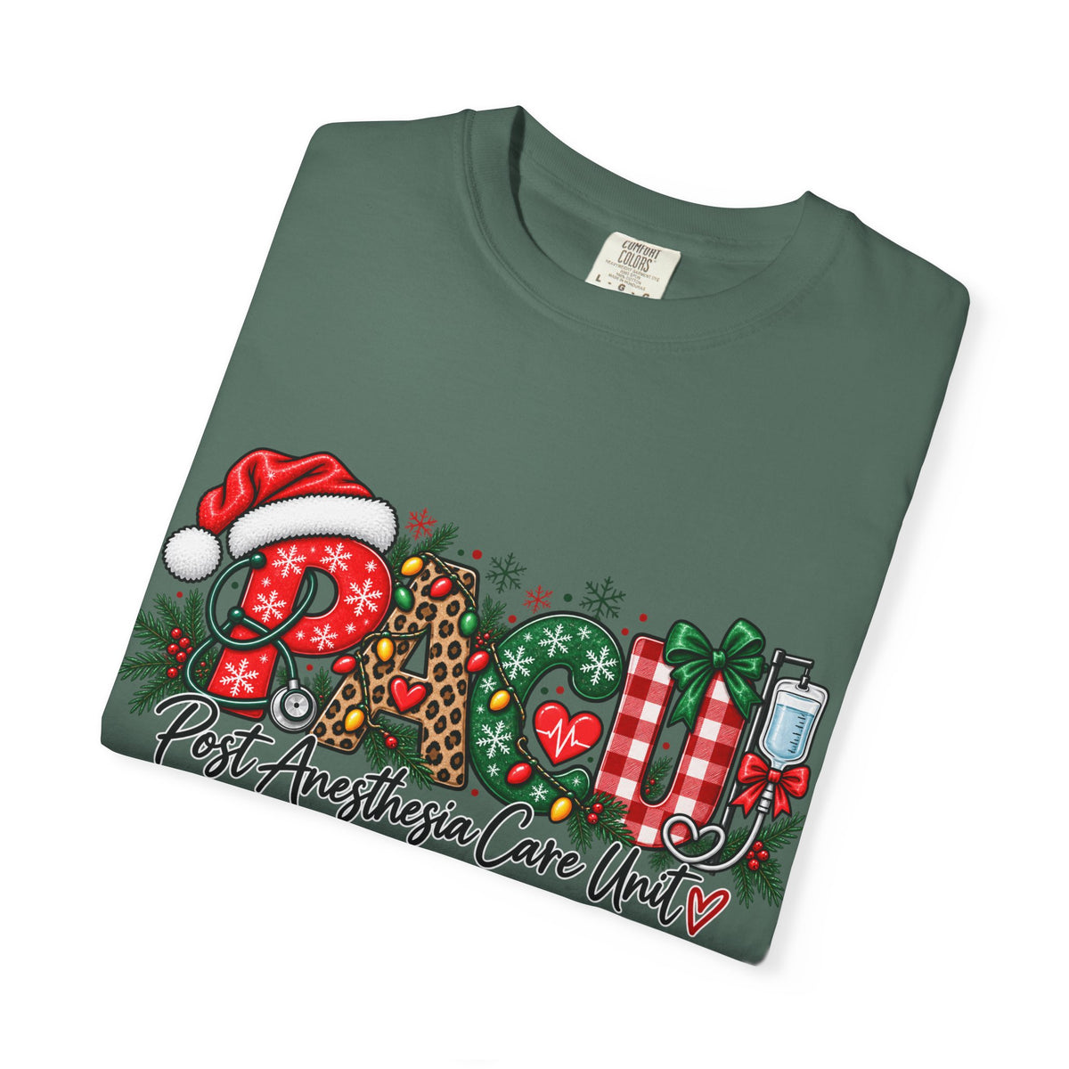 🎄 PACU Christmas Crew Comfort Colors® Tee