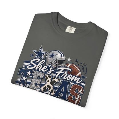 Cowboys/She's From Texas I Can Tell T-Shirt