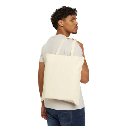 Cat Trio Canvas Tote Bag — Cute Back-View Kitty Illustration Cotton Shopper
