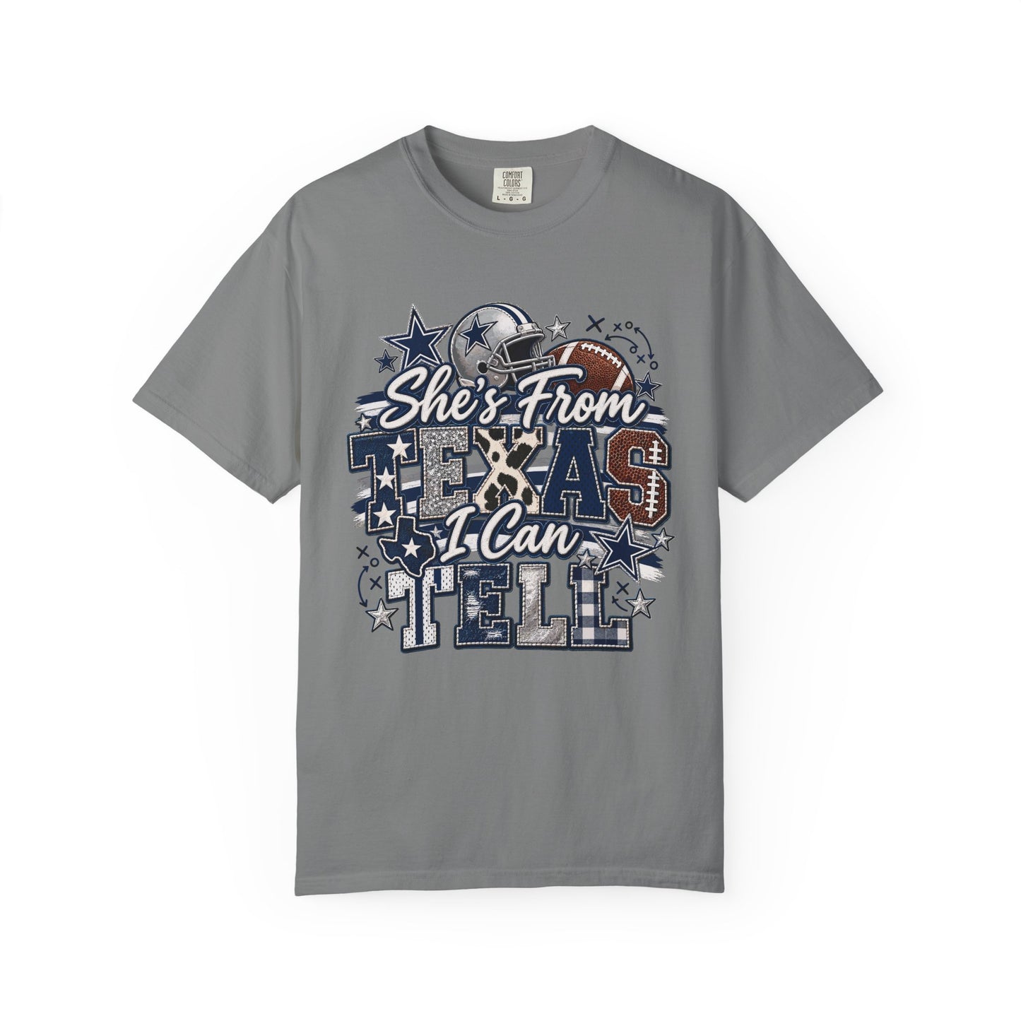 Cowboys/She's From Texas I Can Tell T-Shirt
