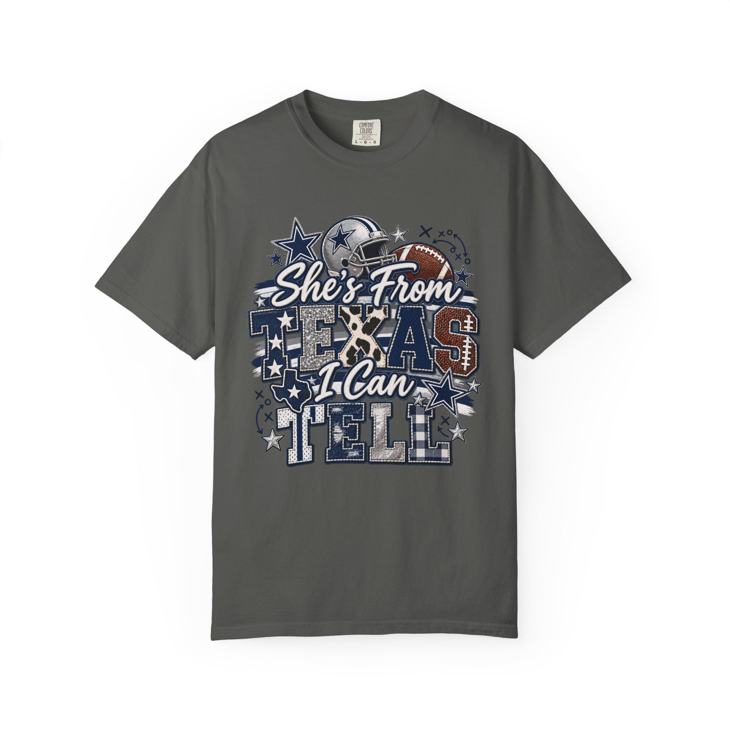 Cowboys/She's From Texas I Can Tell T-Shirt