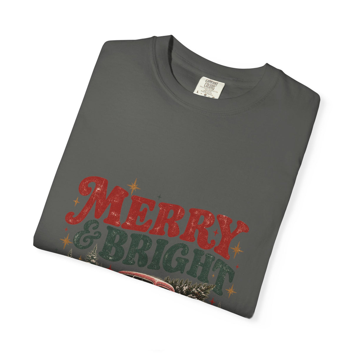 🎄 Merry & Bright Vintage Christmas Tee