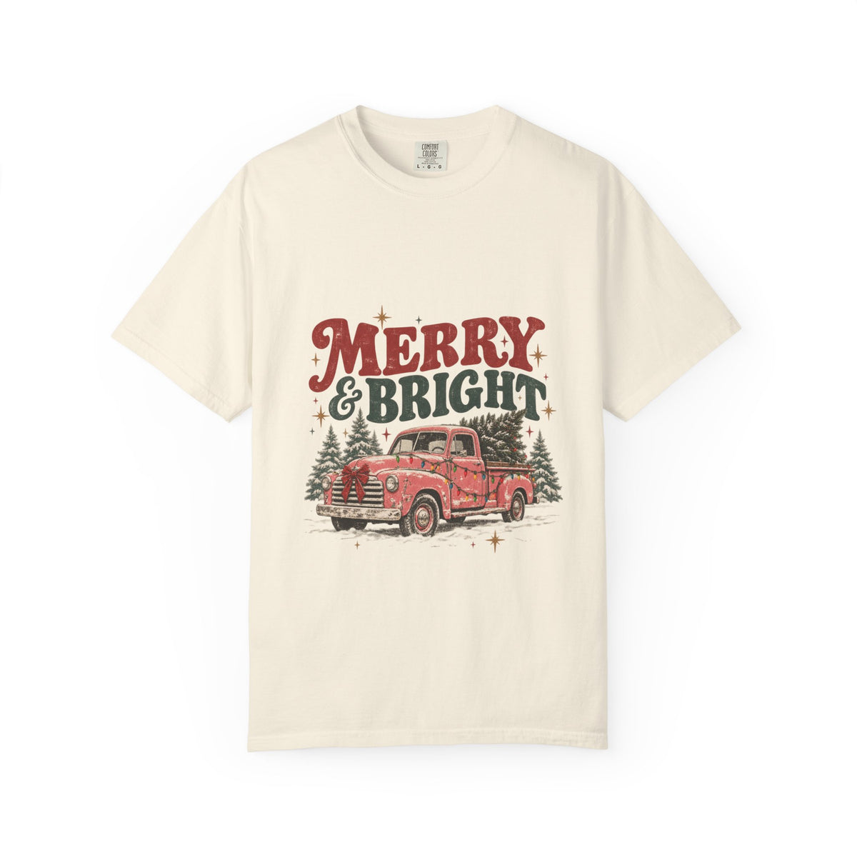🎄 Merry & Bright Vintage Christmas Tee