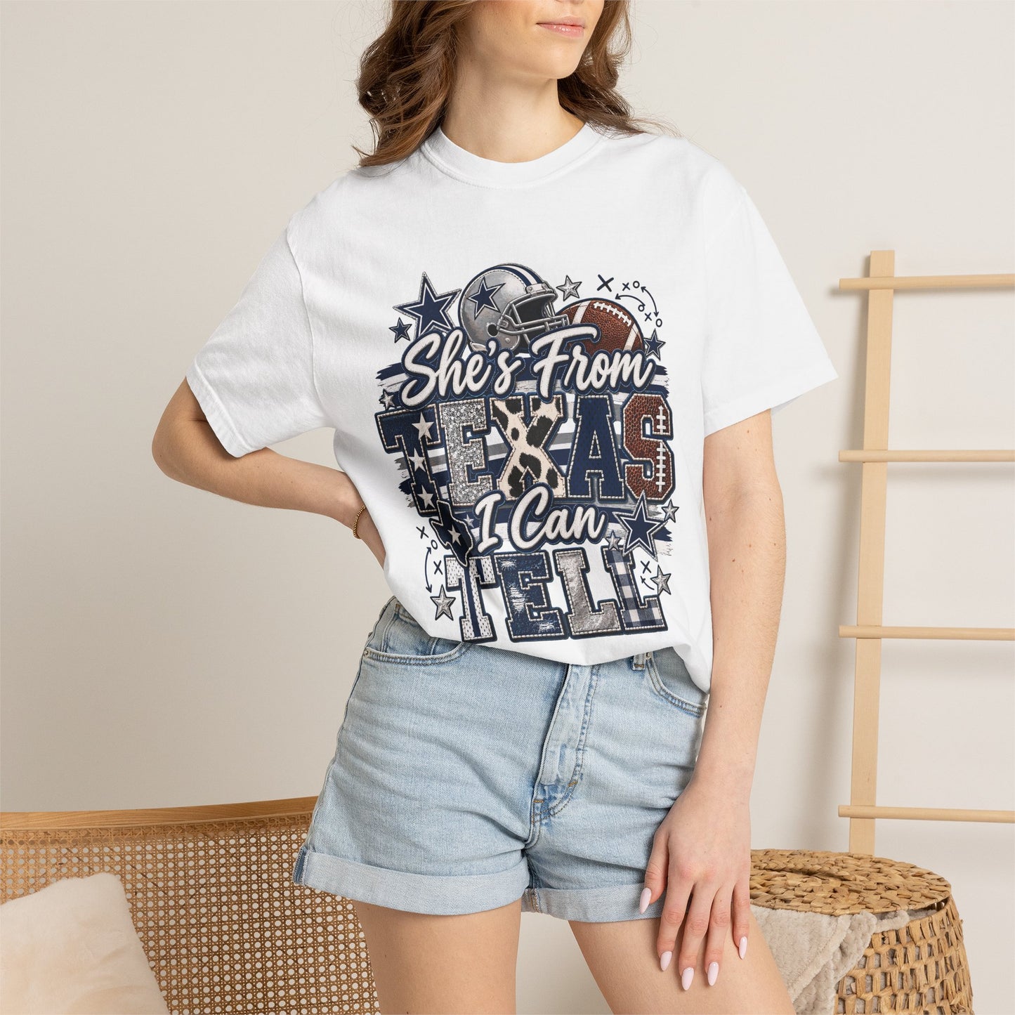 Cowboys/She's From Texas I Can Tell T-Shirt