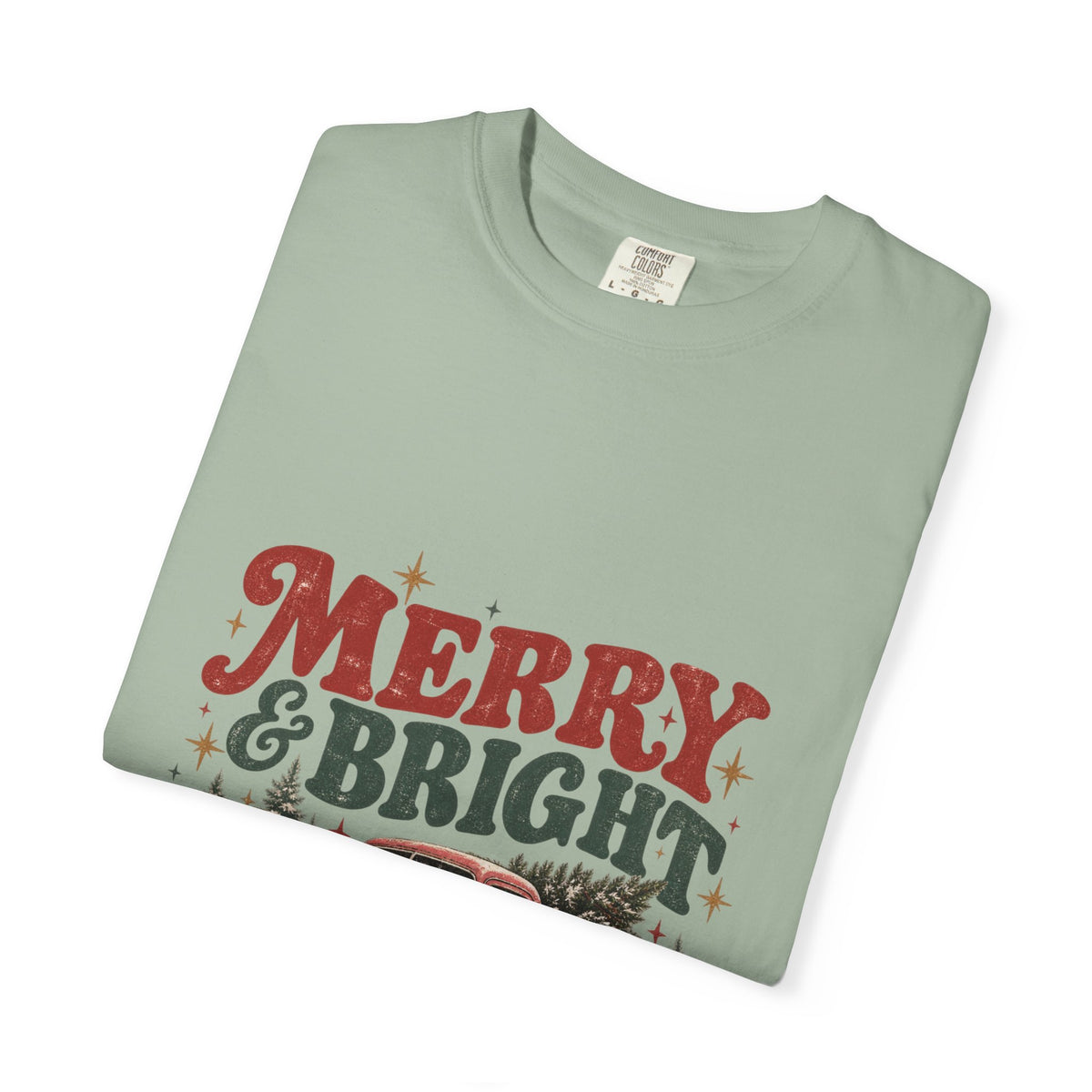 🎄 Merry & Bright Vintage Christmas Tee