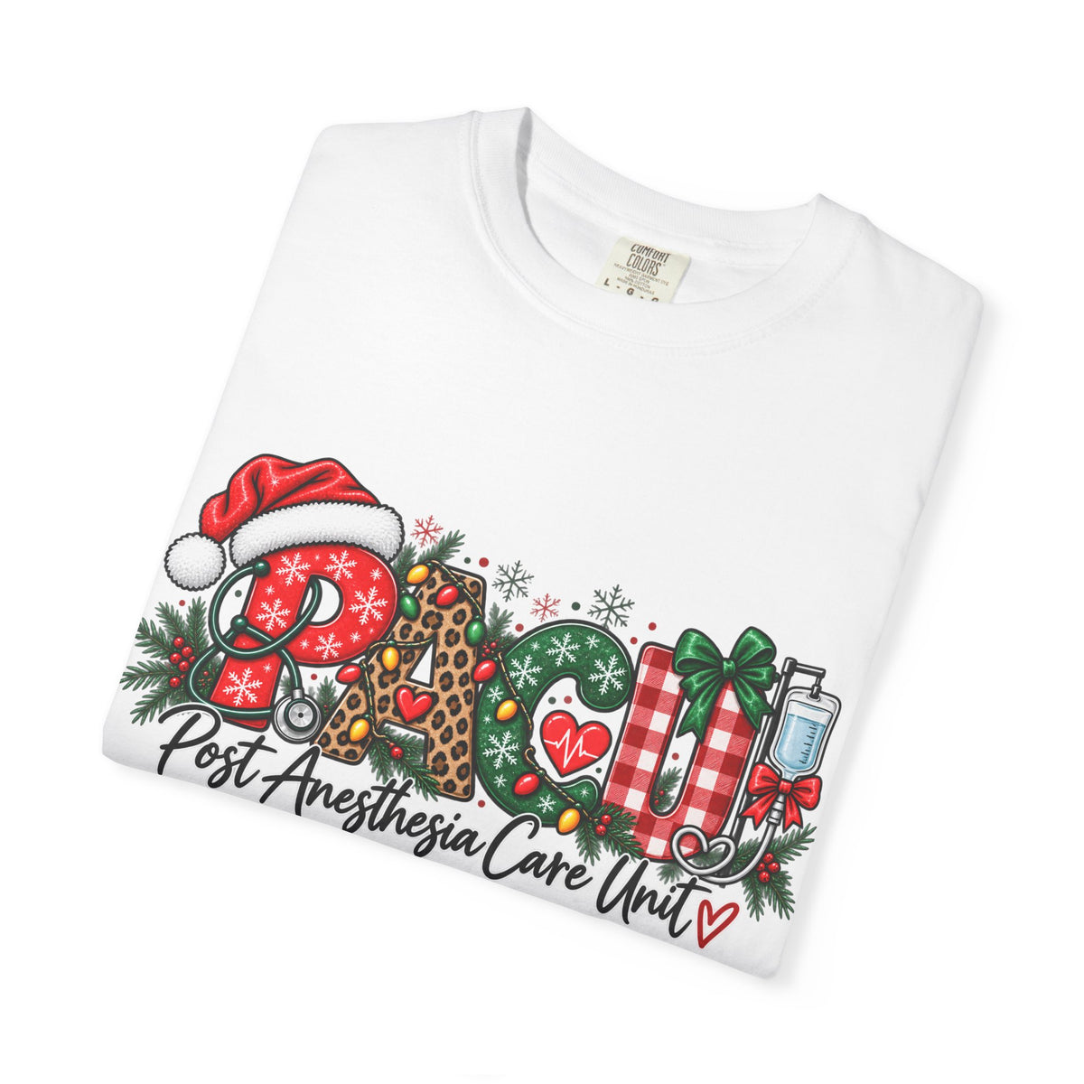 🎄 PACU Christmas Crew Comfort Colors® Tee