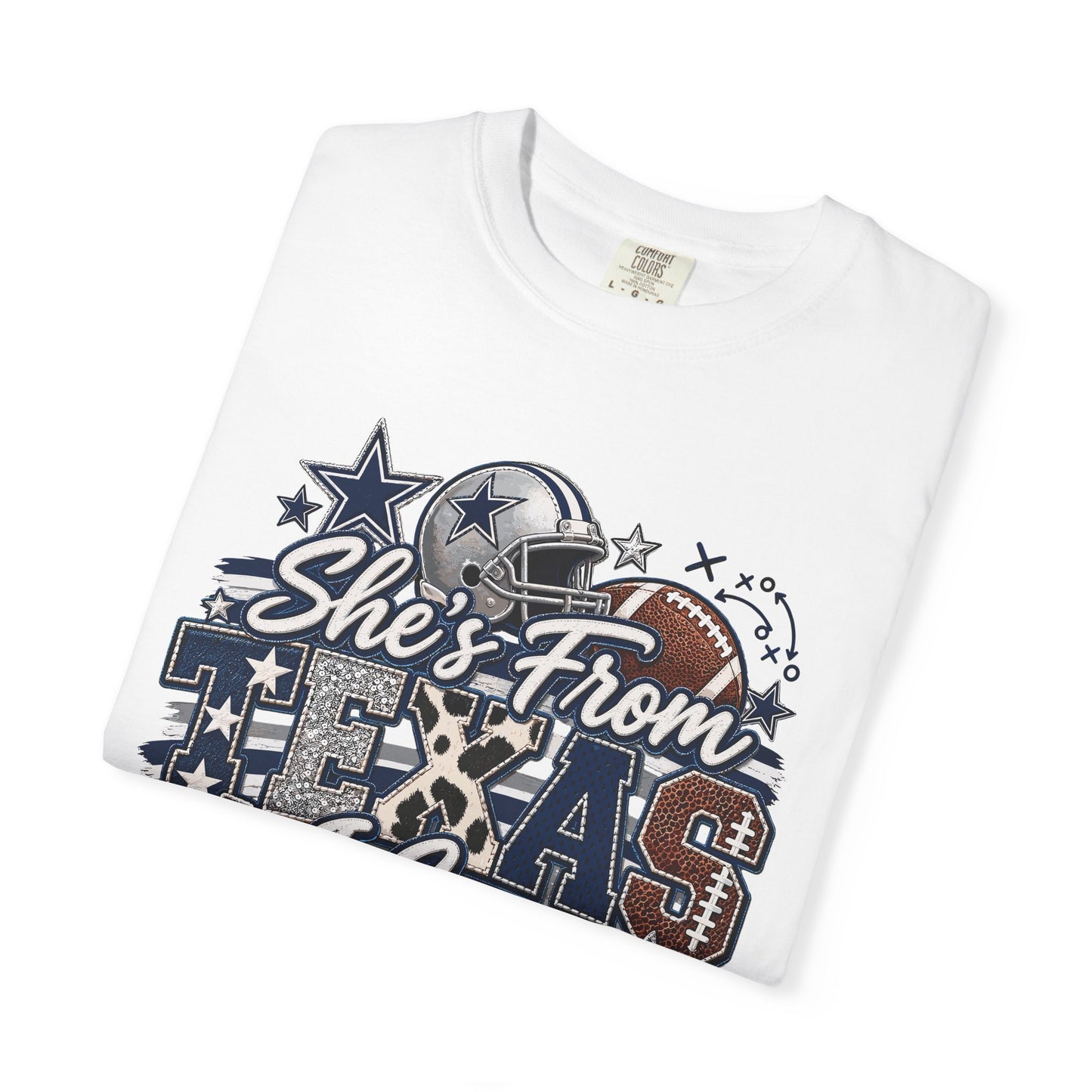 Cowboys/She's From Texas I Can Tell T-Shirt