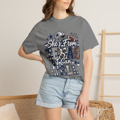 Cowboys/She's From Texas I Can Tell T-Shirt