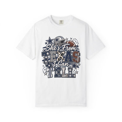 Cowboys/She's From Texas I Can Tell T-Shirt